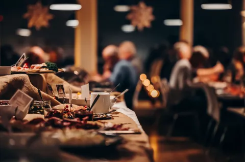 Julbord på ljungskile folkhögskola